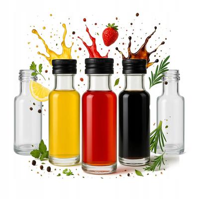 10X Behållare Flaska Glas Dorica 20Ml För Likörer Prover Alkohol Likör