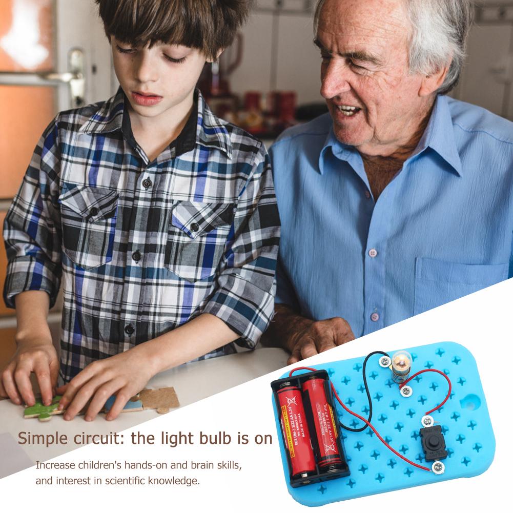 Physical Science Experiments DIY Circuit Kit Excellent ABS and Electronic Components Intelligence Develop Learning Toys