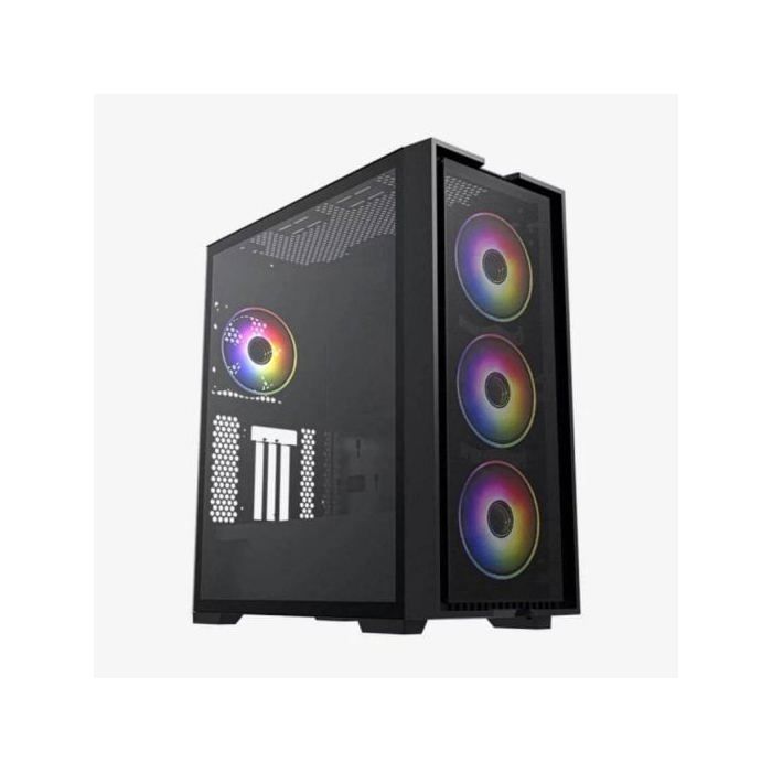 Boîtier Semi-Tour ATX - Hiditec - H2 Air - Multicolore - 58x51x27 cm - Idéal Gaming