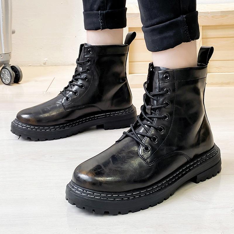 Botas antideslizantes para hombre, zapatos impermeables de piel gruesa,  botines | eBay