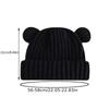 Thickened Snow Beanies Cap Bear Ear Hat Scarf Set Casual Winter Balaclava  Neck Warmer