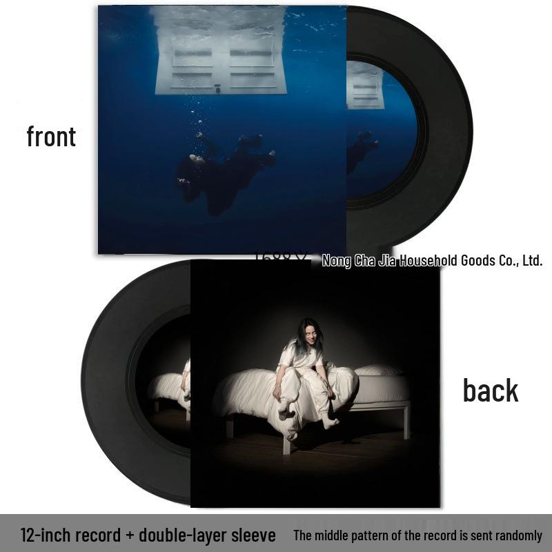Modern Retro Music Theme Vinyl Record Poster - Wall Decoration