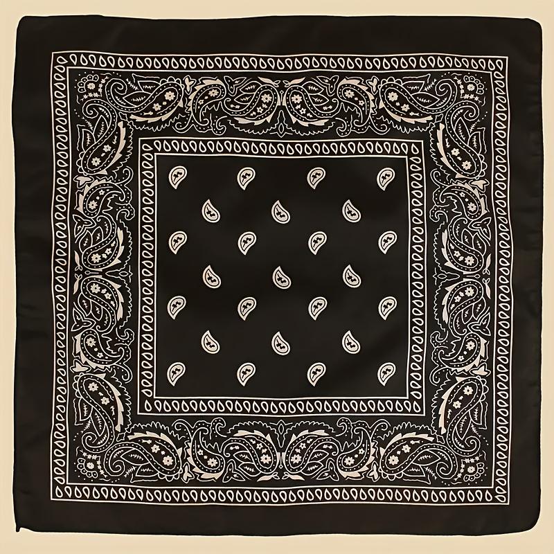 1pc Print Triangular Square Scarf Breathable, Thin Hip-Hop Style Headscarf for Girls And Girls Perfect for Hiking, Parties