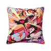 Cartoon H-Hazbin Hotels Pillow Cover Square Pillow Case Cushion Cover Funny Custom Diy Pillowcases For Sofa Bedroom Home Decor