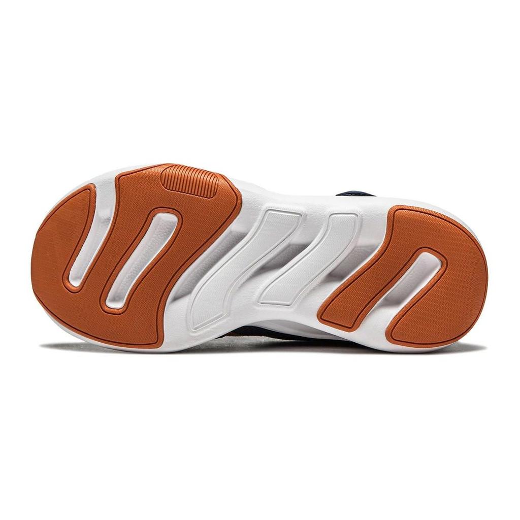 Li Ning Comfortable Shock Absorbing Durable Low Top Kids Casual Shoes Kids Casual Shoes Blue Orange YKCU128-5