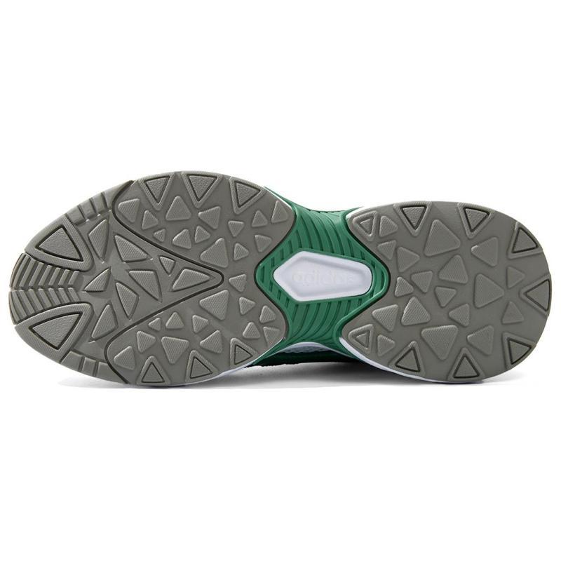 Adidas Neo JZ Runner Slip Resistant Abrasion Resistant Low Top Casual Shoes Unisex White Green Sneakers JH5074