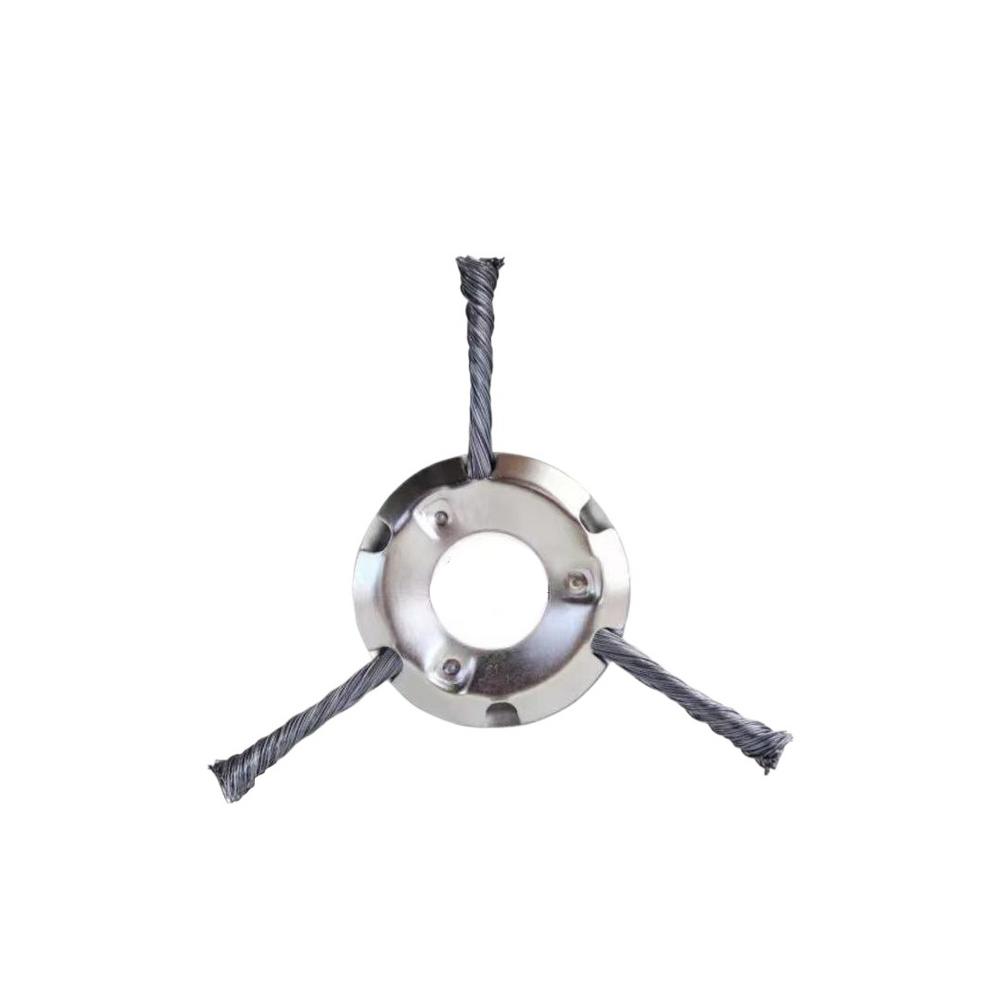 Steel Wire Trimmer Head for Gas Weed Eater 7/8/9 Inch Heavy-Duty Brush Cutter Replacement For Stihl FS55, Husqvarna 128LD