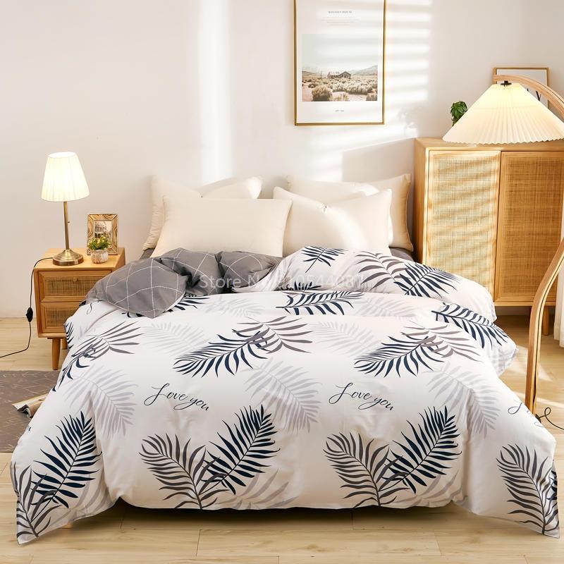 Sunflower Flowers Cotton Duvet Cover Printed Quilt Cover with Zipper Single Double Queen King Comforter Blanket Case Textile 1pc