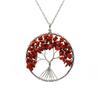 Natural Gravel Tree Of Life Necklace, Fortune Tree Root Necklace N138