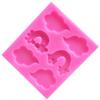 6 Cavity DIY Baking Clouds Rainbow Shape Cake Decorative Silicone Mold  Cake Chocolate Cookies Tool DIY Mold