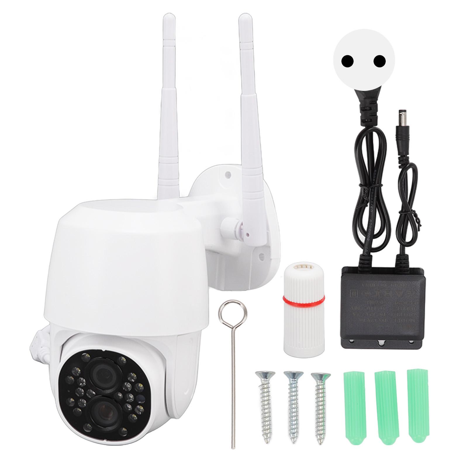 

WiFi Security Camera 1080P 2MP Night Vision 2 Way Audio IP67 Waterproof APP Monitoring PTZ Camera