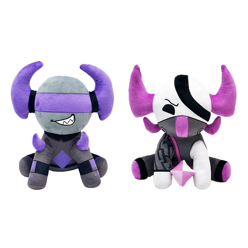 25/26/28CM Game PHIGHTING Banhammer Plush Toy Medkit Purple Pink Devil Demon Collectible Game Anime Figure Accessories Pillow Kid Gift