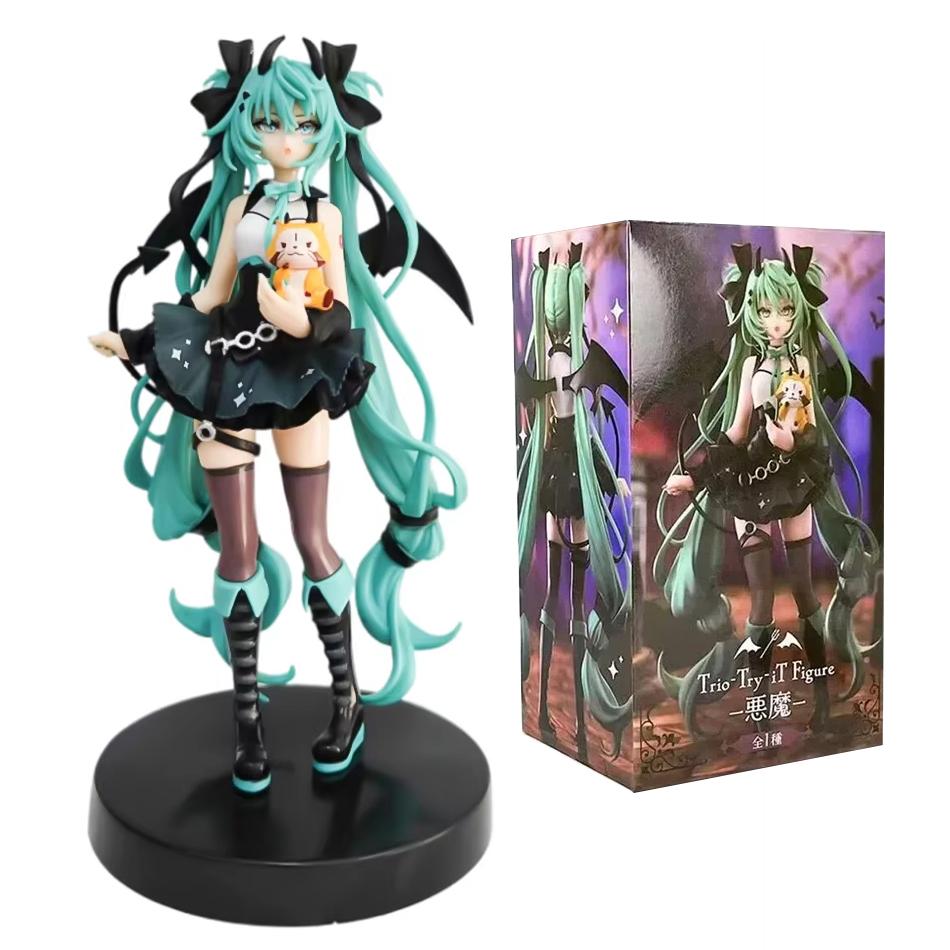 Anime Figurine 21Cm Hatsune Miku Standing Posture Series Devil Cute Action Model Pvc Toys Desktop Collection Gifts In Stock
