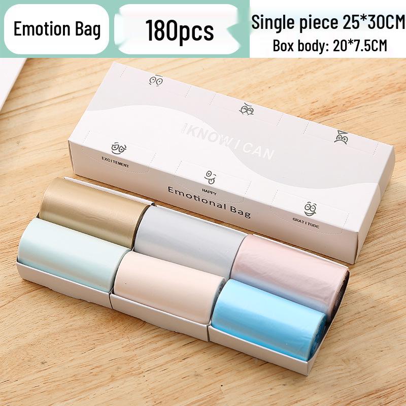 Compact Colored Mini Trash and Sickness Bags for Household, Desktop, and Car Use