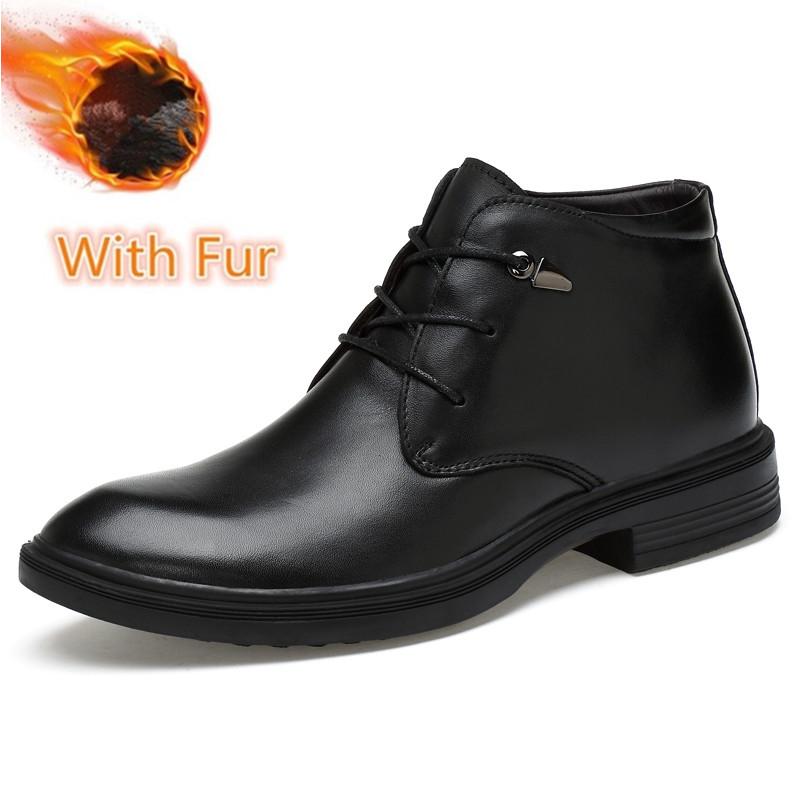 

Модные новые мужские ботинки высокого качества распродажа зимние ботинки из натуральной кожи мужские универсальные низкие туфли 2024 стильные ботинки на шнуровке 48