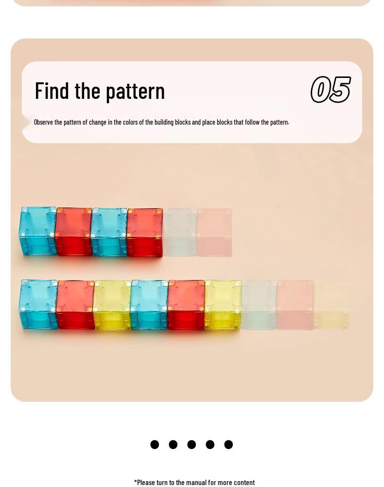 DiGe Magnetic Cube Blocks: 3CM Strong Magnets for Kids, 30-Piece Set for Math and Early Education Geometric Number Sense Teaching Aids.