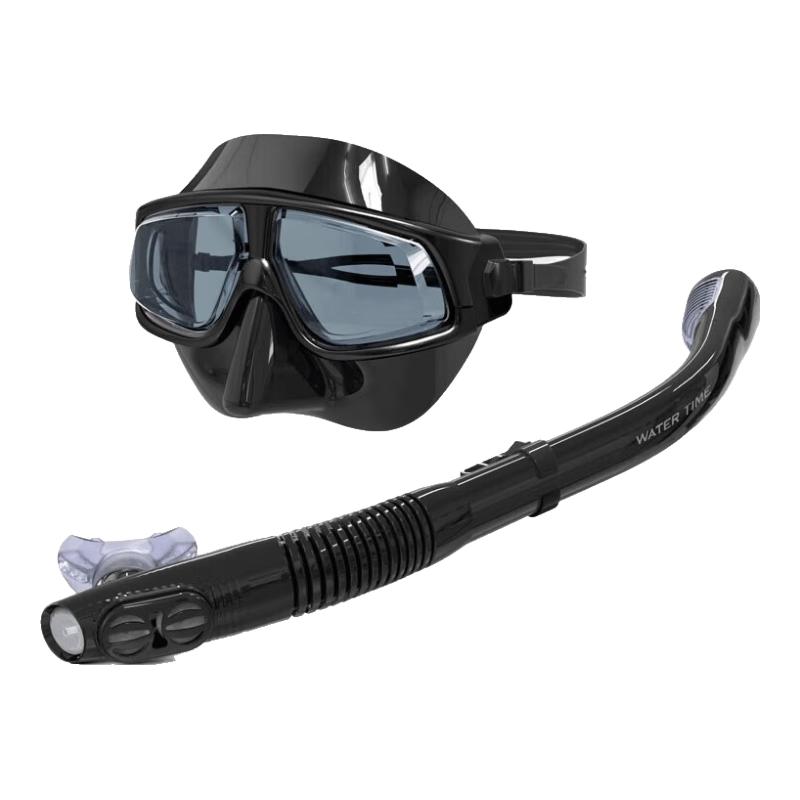 

WATERTIME Full Dry Snorkel Set & Myopia Dive Mask
