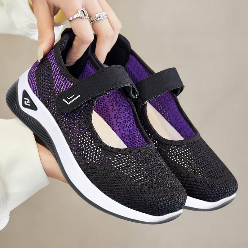 Fashion Women's Shoes Summer Mesh Thick Soled Breathable Walking Platform Tennis Casual Walking Vulcanized Shoes 36-41 Zapatillas Mujer