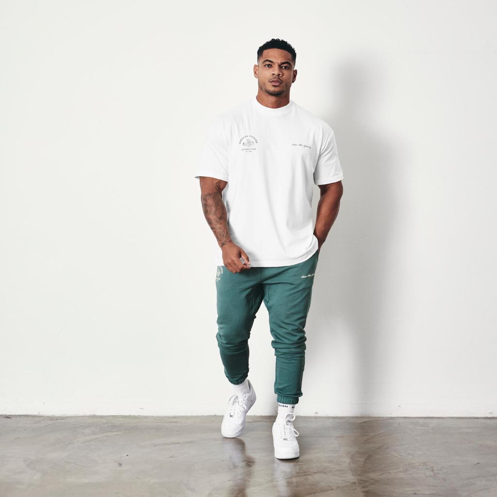 T-shirt de fitness en coton grande taille VQ pour homme - Manches courtes pour la course et les loisirs