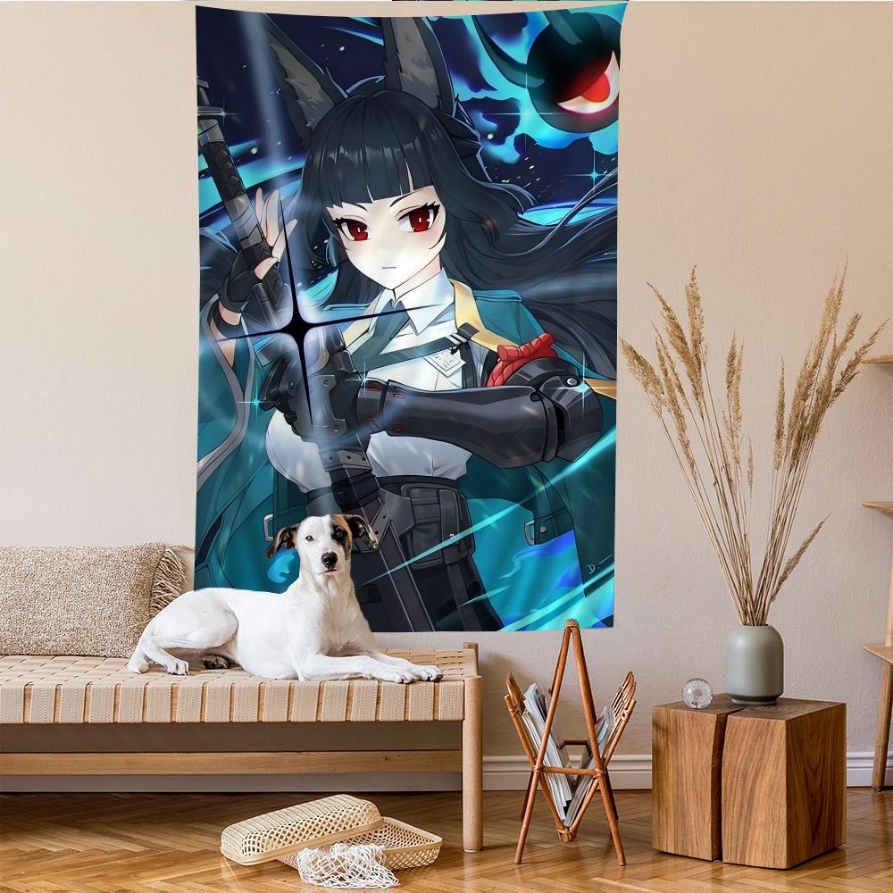 Zenless Zone Zero Colorful Tapestry Wall Hanging Hanging Tarot Hippie Wall Rugs Dorm Wall Art Decor