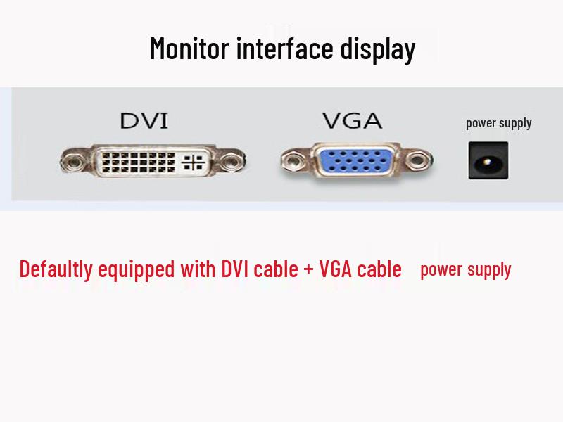 24" HD LCD IPS Monitor with DVI Interface (Available In 19"/22"/27")