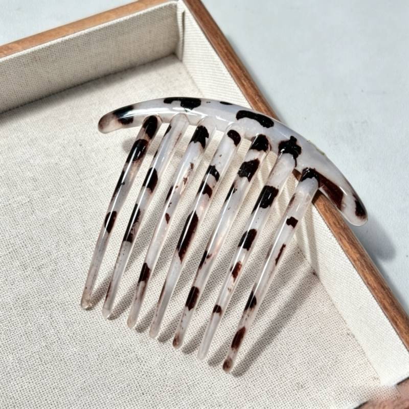 Plastic Ushaped Hairpin With Seven Tines For Lazy Bun Styling Women