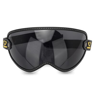[Soman] EX ZERO Shield, Bubble Shield, Helmet Shield Goggles with Elastic Band Compatible with EX ZERO Damtrax M50 (Deep Smoke)