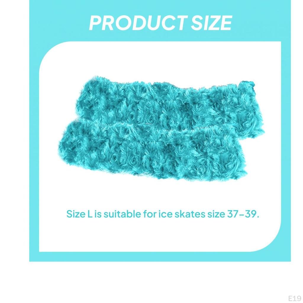 2 Pieces Ice Skate Covers Guards Portable Sleeves Comfortable Versatile Skating for
