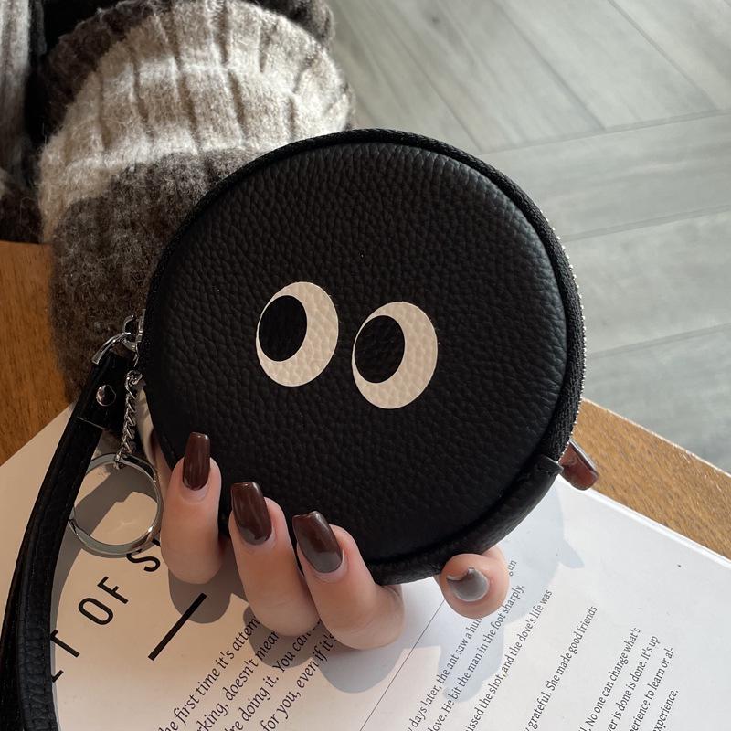 2025 Cute Cartoon Women's Genuine Leather Mini Coin Purse - Top Layer Cowhide Design