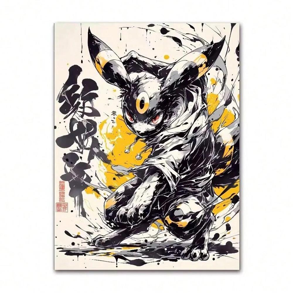 

Modern Anime Pokemon Poster Canvas Painting Gengar Greninja Eevee Cartoon and HD Print Wall Art Picture Home Decor Kids Gifts 21X30CMNo Framed