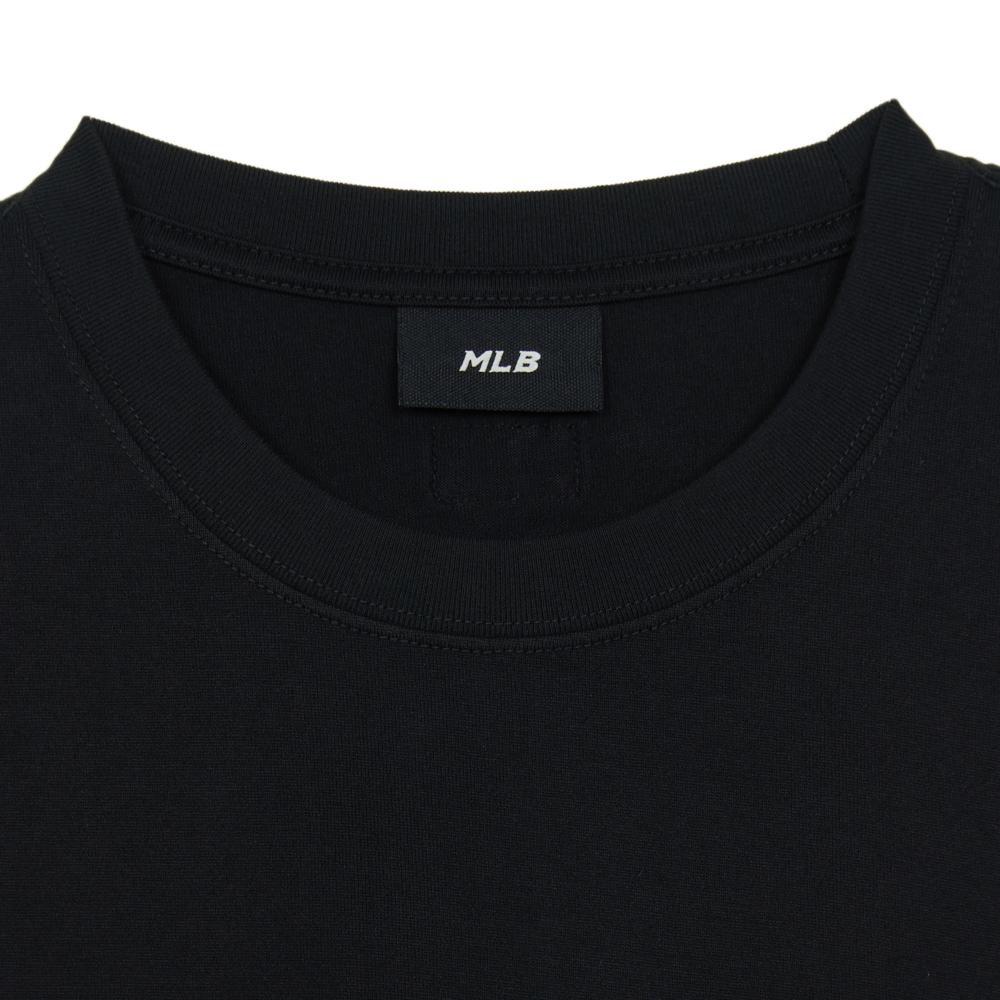 MLB T Shirts Unisex Black Crew Neck Moderate Straight Fit 3ATSM0654-50BKS