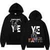 Rapper Kanye West Album 2026 Tour Vintage Print Hoodie Men Women Harajuku Sweatshirts Autumn Winter Loose Oversized Pullover