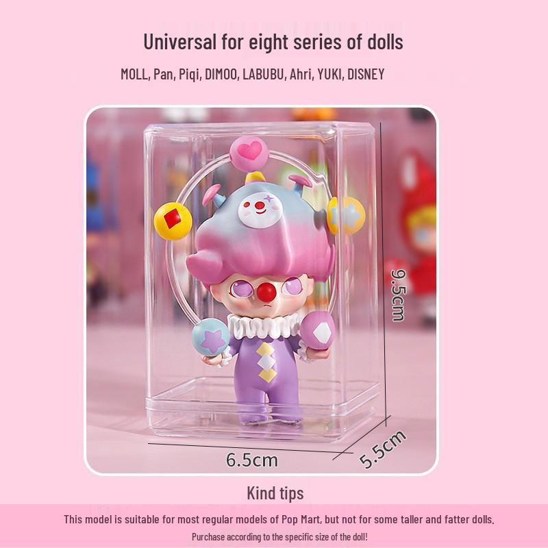 Transparent Acrylic Display Stand for Large Capacity Pop Mart Figures