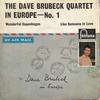 7inch Record DAVE BRUBECK QUARTET  In Europe  No. 1 TFE17196 Fontana 1958 UK Jazz Used