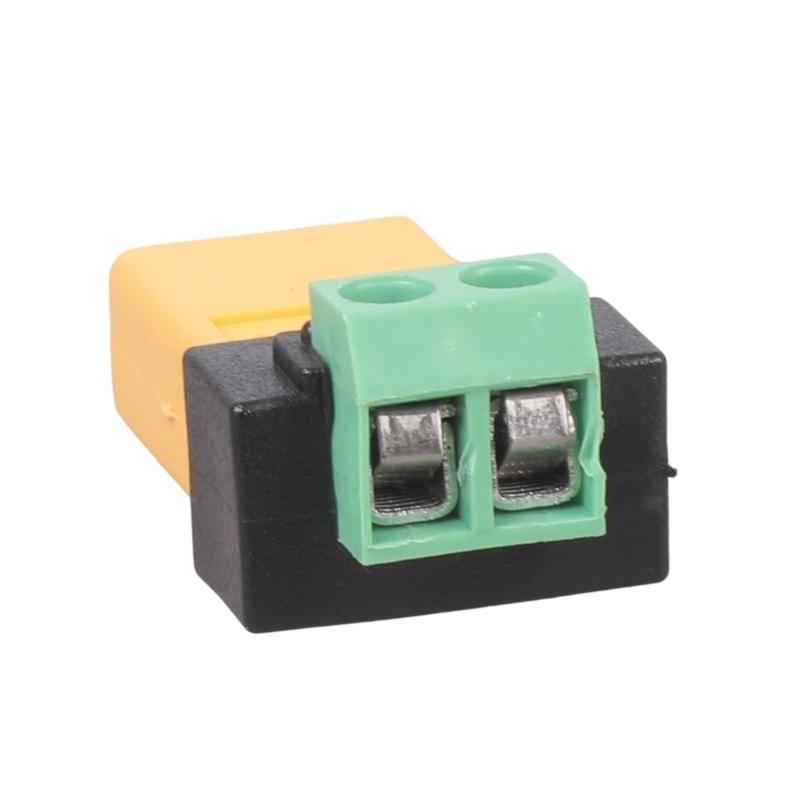 XT60 Male To 2Pin Solderless Terminal Adapter For Drones Solar Panel Remote Models 10A Current