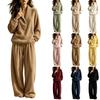 Dames Herfst Winter Tweedeelig Pak Dik Warm Losse Pasvorm Casual Loungewear