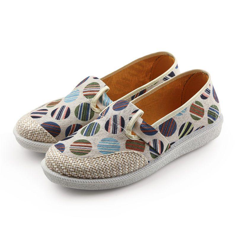 Женская обувь Старая пекинская тканевая обувь Обувь для матери Туфли на плоской подошве — фото 12