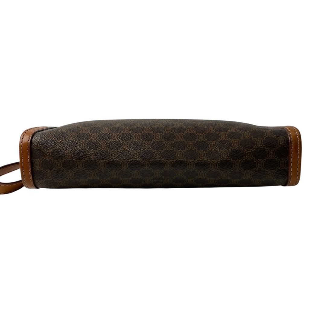 Borsa a pochette CELINE usata Pelle marrone/PVC da uomo
