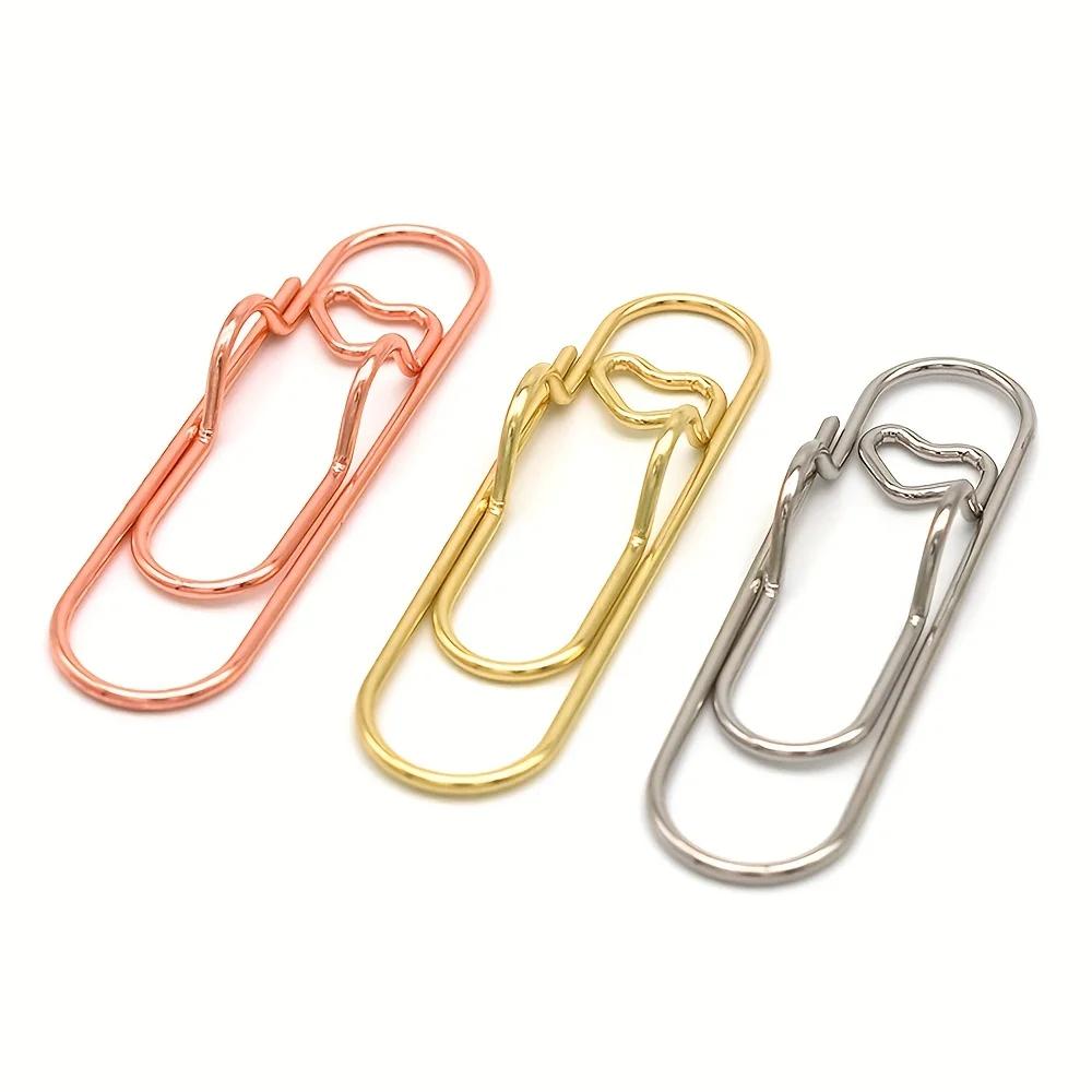 3 Pcs Multifunctional Pen Clip Pen Hanging Love Paper Clip Pen Button School Office Learning Supplies Stationery