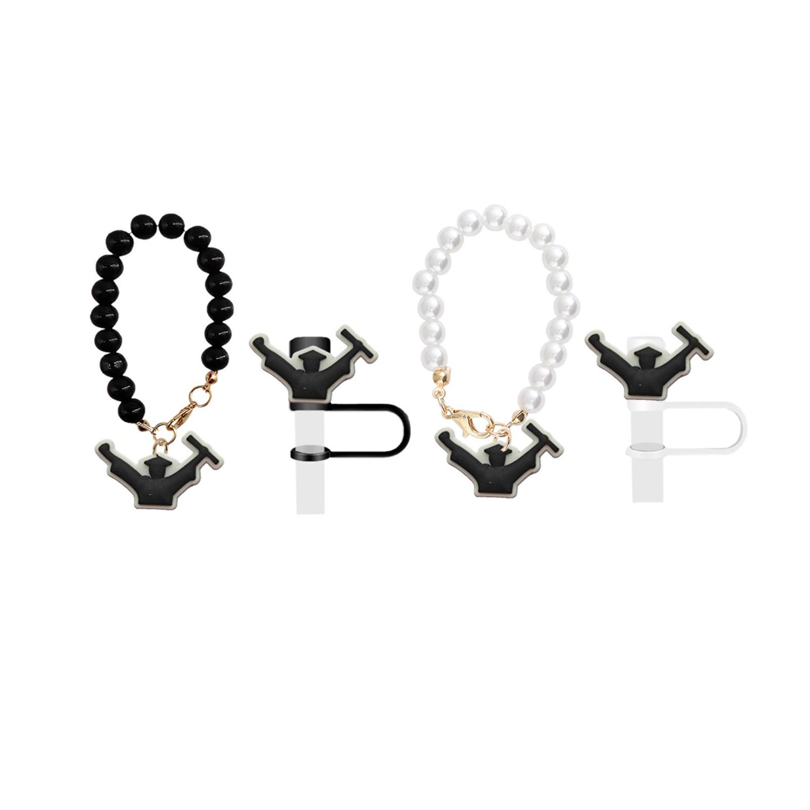 

Выпускной сезон, украшение для вечеринки, подарки, подвеска в виде шляпы бакалавра, силиконовая соломенная кепка, жемчужная цепочка One Size