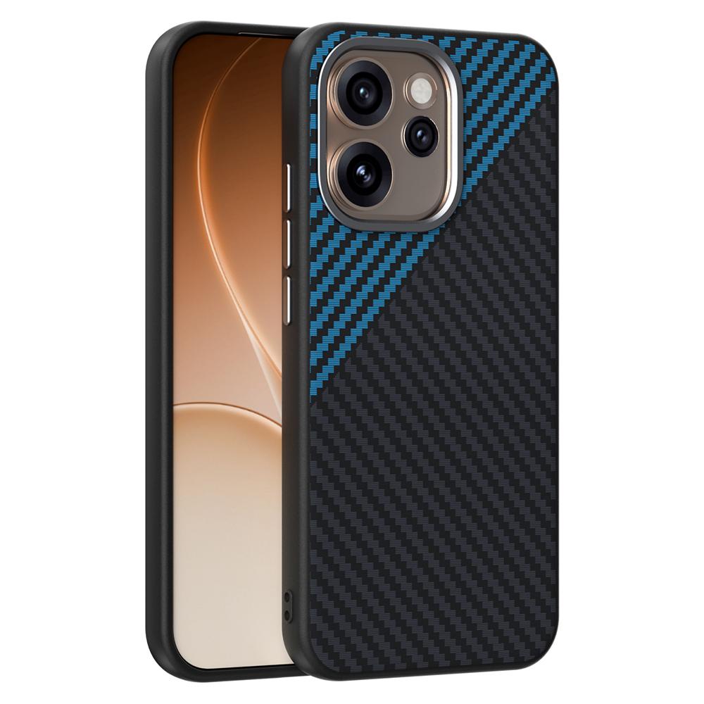 

ABEEL Для Oppo Reno15 Pro Max 5G (Глобальный)/Reno15 Pro 5G (Китай) Магнитный чехол Задняя крышка телефона с текстурой карбона