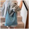 New popular beach bag female senmeng summer weaving seaside vacation weaving bag shoulder armpit bag