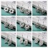 Bohemian Flower Filigree Drop Earrings Stainless Steel Waterproof Dangle Earring Women Ethnic Jewelry Valentine Gift