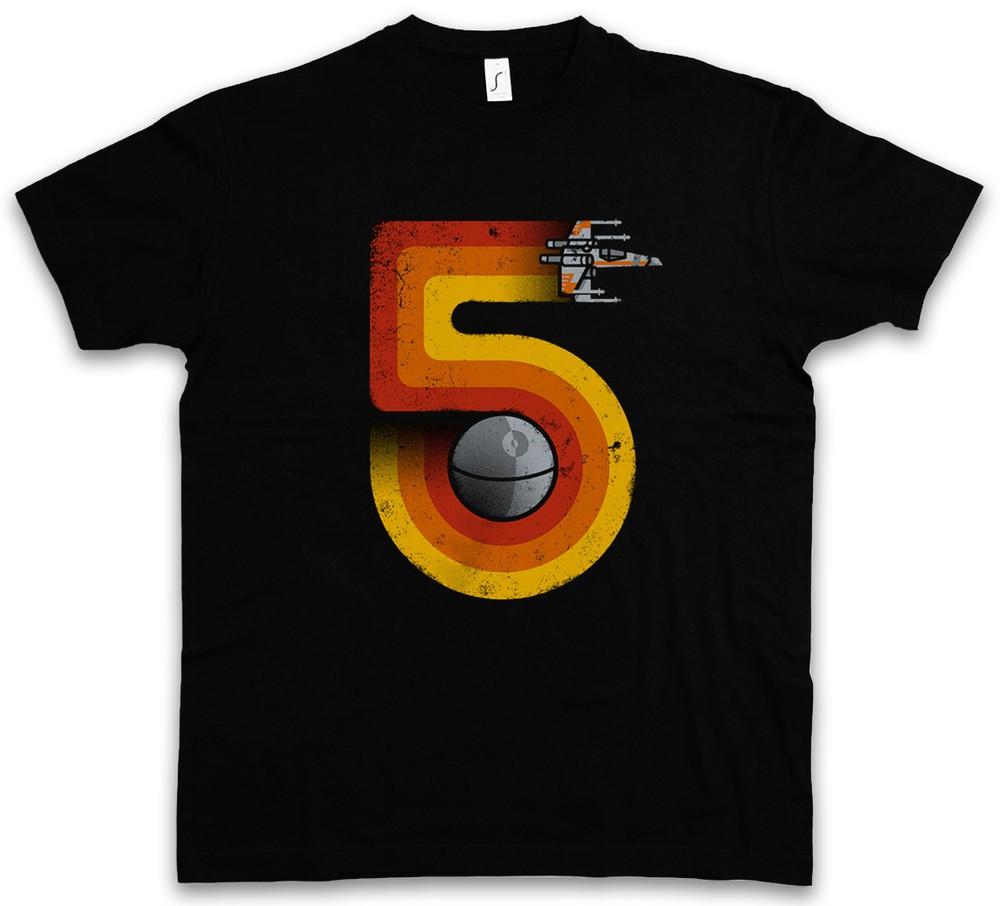

RED FIVE 5 II T-SHIRT - Luke Star Alliance Rebels Skywalker X-Wing Wars Pilot 4XL