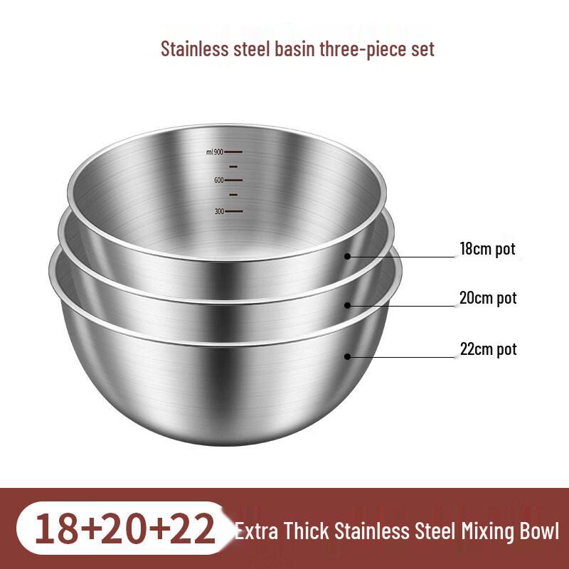 ZISIZ Food Grade Stainless Steel Basin