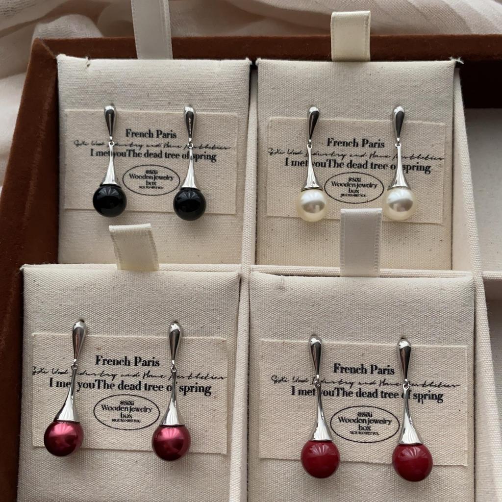 Niche Water Drop Pearl Earrings, Earrings, Smart And Simple Personality, Exquisite And Elegant Commuting, Versatile Earrings, Earrings.