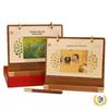 2026 Creative Wooden Desk Calendar Set: Chinese Style Monthly Calendar with Stand and Gift Box
