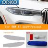 Car Headlight Tint Smoked Black Protective Film TPU Stickers For BMW X1 X2 X3 X4 X5 X6 X7  2008- Accessories