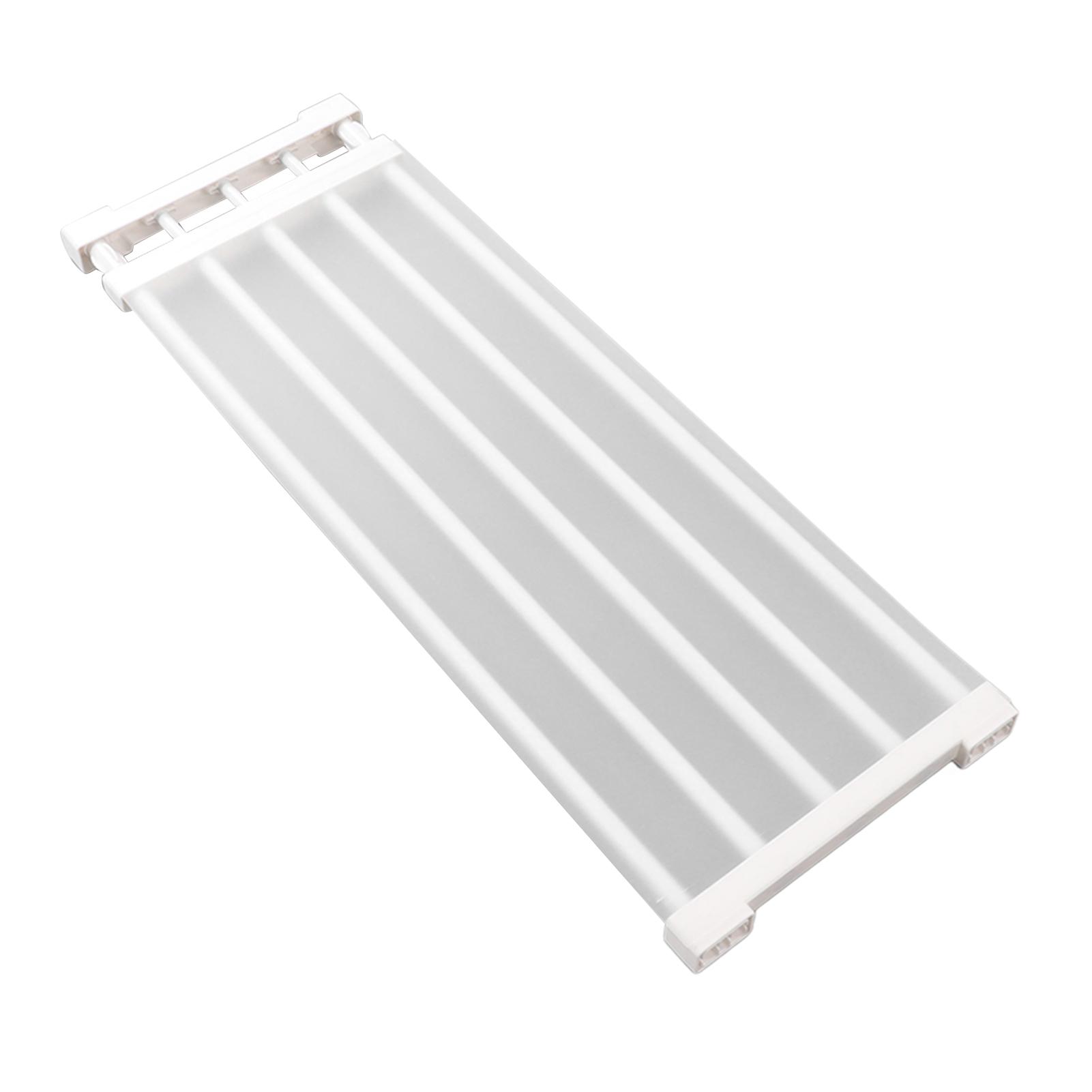 Raft de depozitare extensibil pentru dulap, fără cuie, pentru separator de dulap, pentru dulap, cu tensiune 75‑120cm / 29.5‑47.2in Length