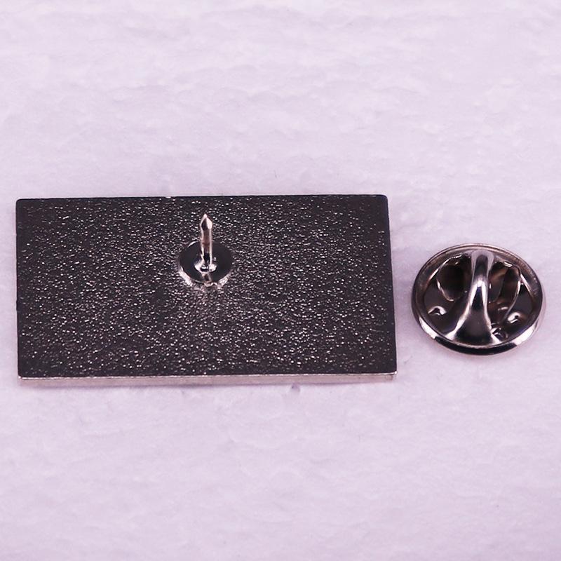 Silent Grammar Corrector Brooch: English Badge Accessory